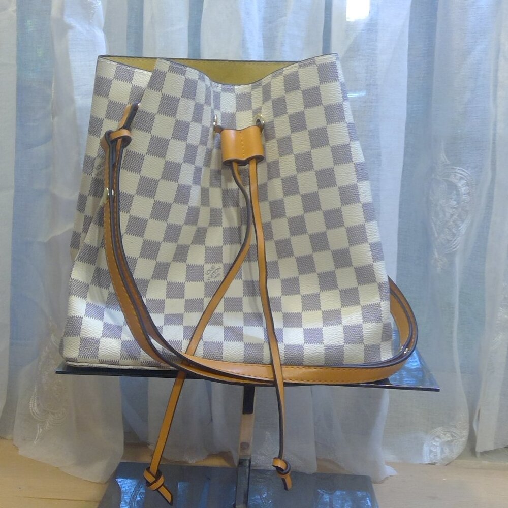 Louis Vuitton Damier Azur Graceful MM Shoulder Bag